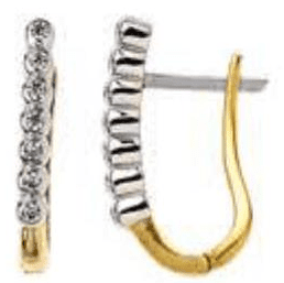 Boucles D’oreilles 10 Kt Roger Roy ED1-S1002