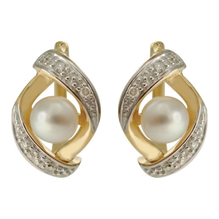 Boucles D’oreilles 14 Kt Roger Roy E05-89769-3Y