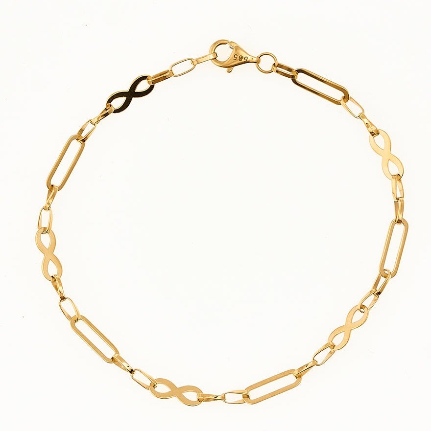 Bracelet 10 Kt Roger Roy B22HL0242-2T