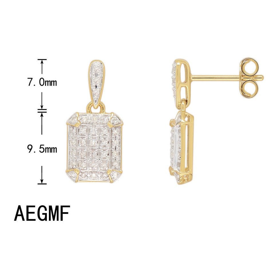 Boucles D’oreilles 14 Kt Roger Roy AEGMF