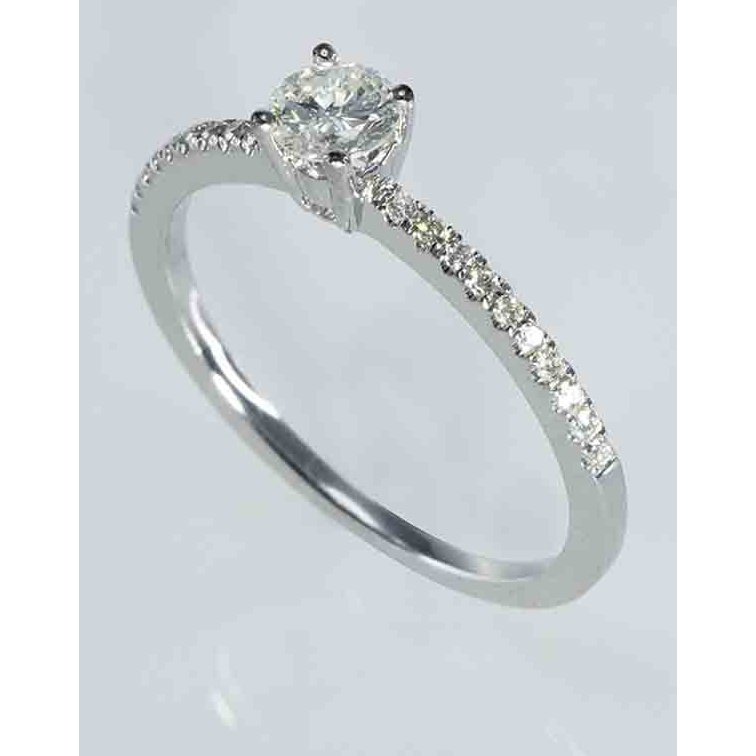 Bague de Fiançaille Roy 35PTS R13173SW35