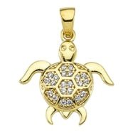 Pendentif 10 Kt Roger Roy P-AZP082