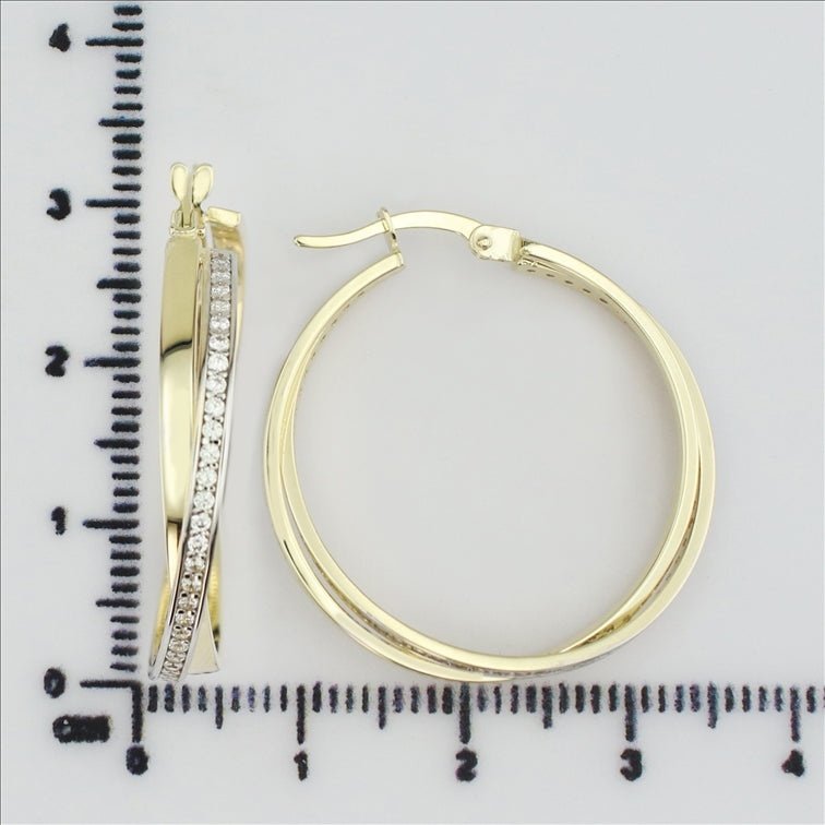 Boucles D’oreilles 10 Kt Roger Roy RCTE-0053-25-2T