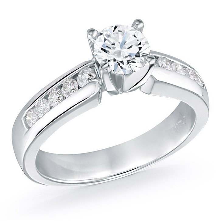 Roy 75PTS Engagement Ring DRR1769K75