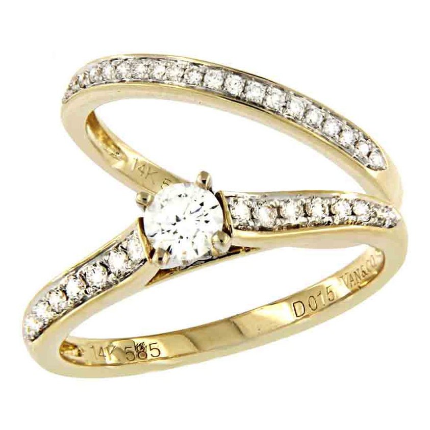 Bague 10 Kt Roger Roy MR192