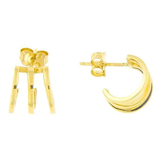 Boucles D’oreilles 10 Kt Roger Roy E12247