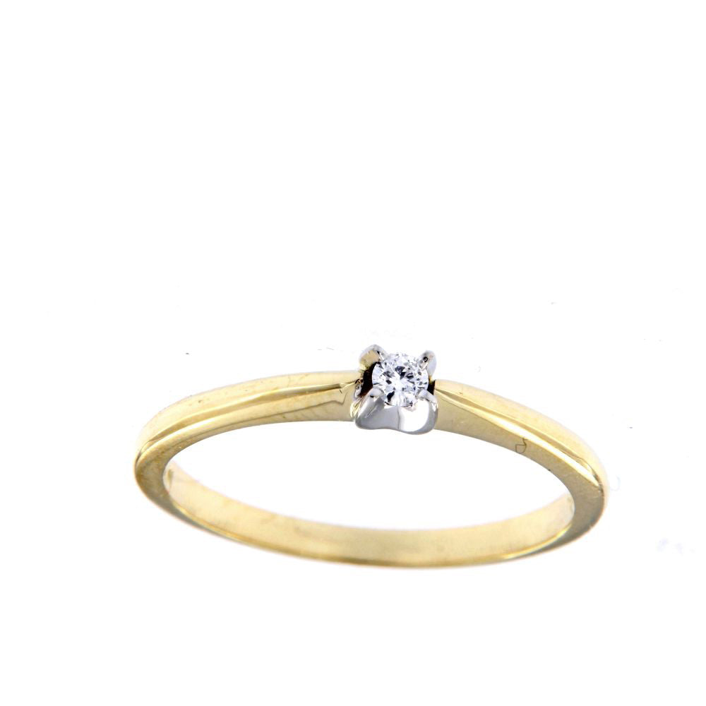 Bague Solitaire Roy 5PTS R11711YE05