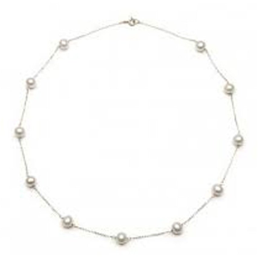 Pearl Neckless 10 Kt Roger Roy NP7101W