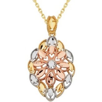 Pendentif 10 Kt Roger Roy P-ABRT342P