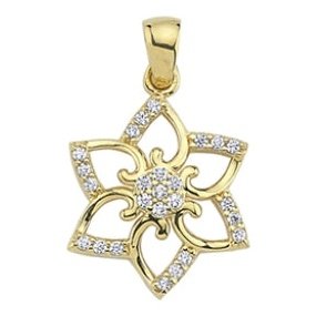 Pendentif 10 Kt Roger Roy P-AZP870