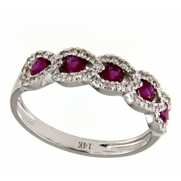 Bague 14 Kt Roger Roy RB3869-A-RDD